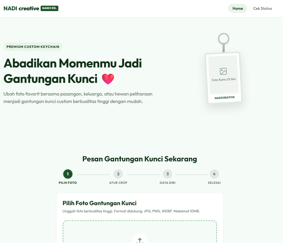 Website Pemesanan Ganci